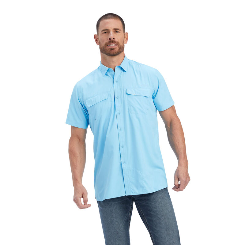 Ariat Hemden Herren - Venttek Outbound Fitted HellBlau ( MOBTQ-3421 )